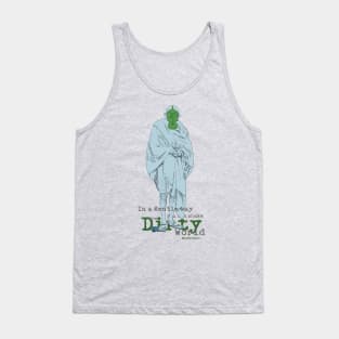 Gandhi with gas mask Tank Top